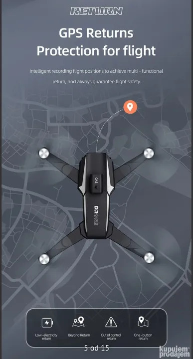 کوادکوپتر 968s gps