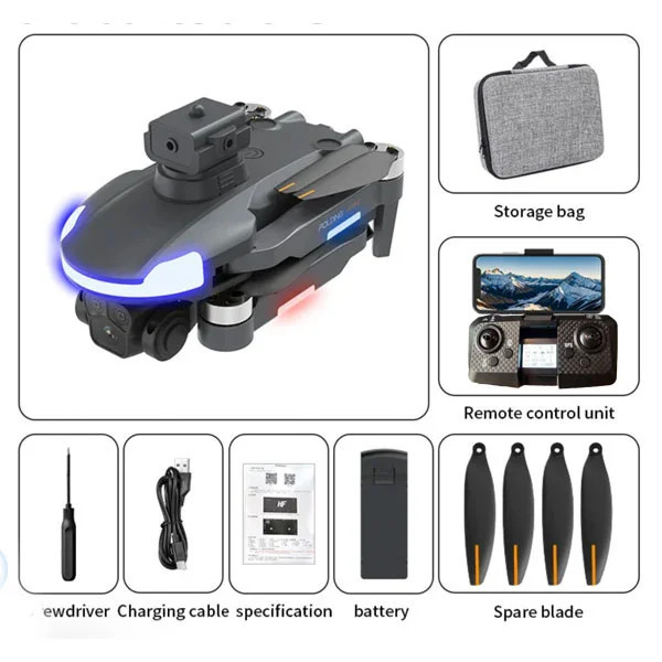 اقلام به همراه محصول کوادکوپتر cz20 pro gps