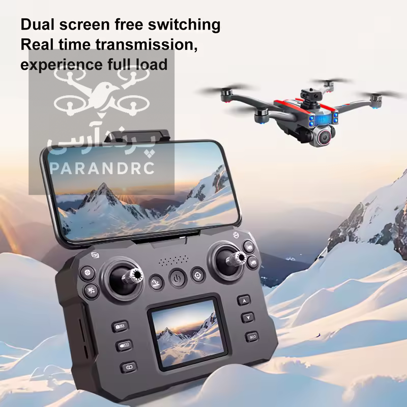 ارسال تصویر زنده روی صفحه نمایش کنترل کوادکوپتر k17 max