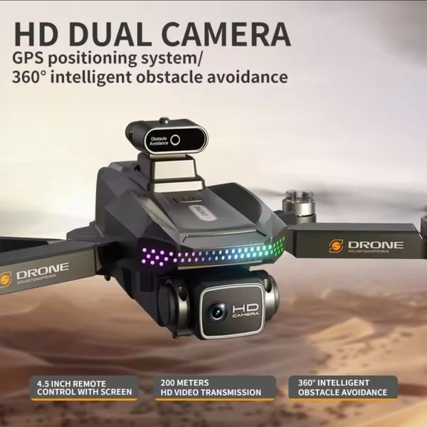 توضیحات تبلیغی دوربین کوادکوپتر s50 pro ultra دوربین اچ دی دو عدد
