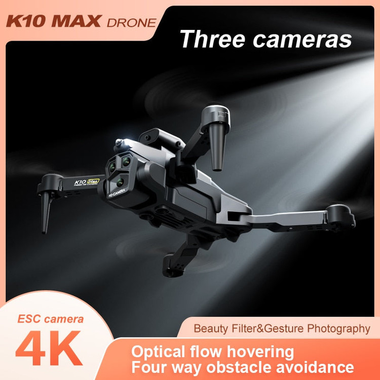 کوادکوپتر k10 max با دوربین 4k تبلیغاتی
