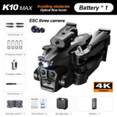 مشخصات تبلیغاتی کوادکوپتر k10 max