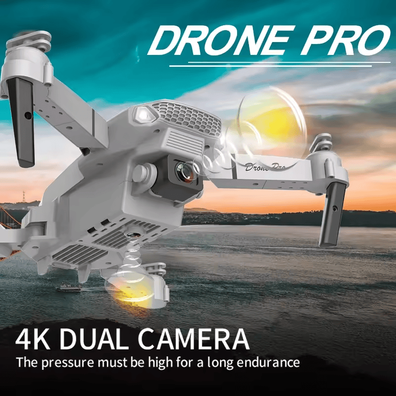 دوربین های کوادکوپتر e88 pro با کیفیت 4k دوتا دوربین دارد