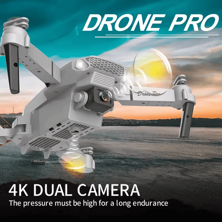 دوربین های کوادکوپتر e88 pro با کیفیت 4k دوتا دوربین دارد
